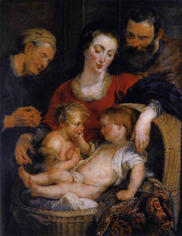 Peter Paul Rubens The Holy Family with St Elizabeth China oil painting art